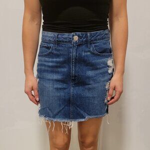 3x1 Made Here - Distressed Demin Skirt